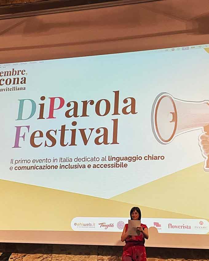 Il palco del Di Parola Festival 2025