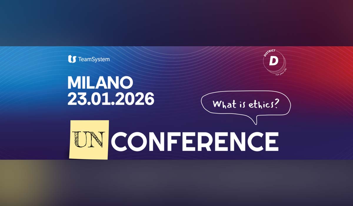 Locandina evento organizzato da Teamsystem: Unconference by design